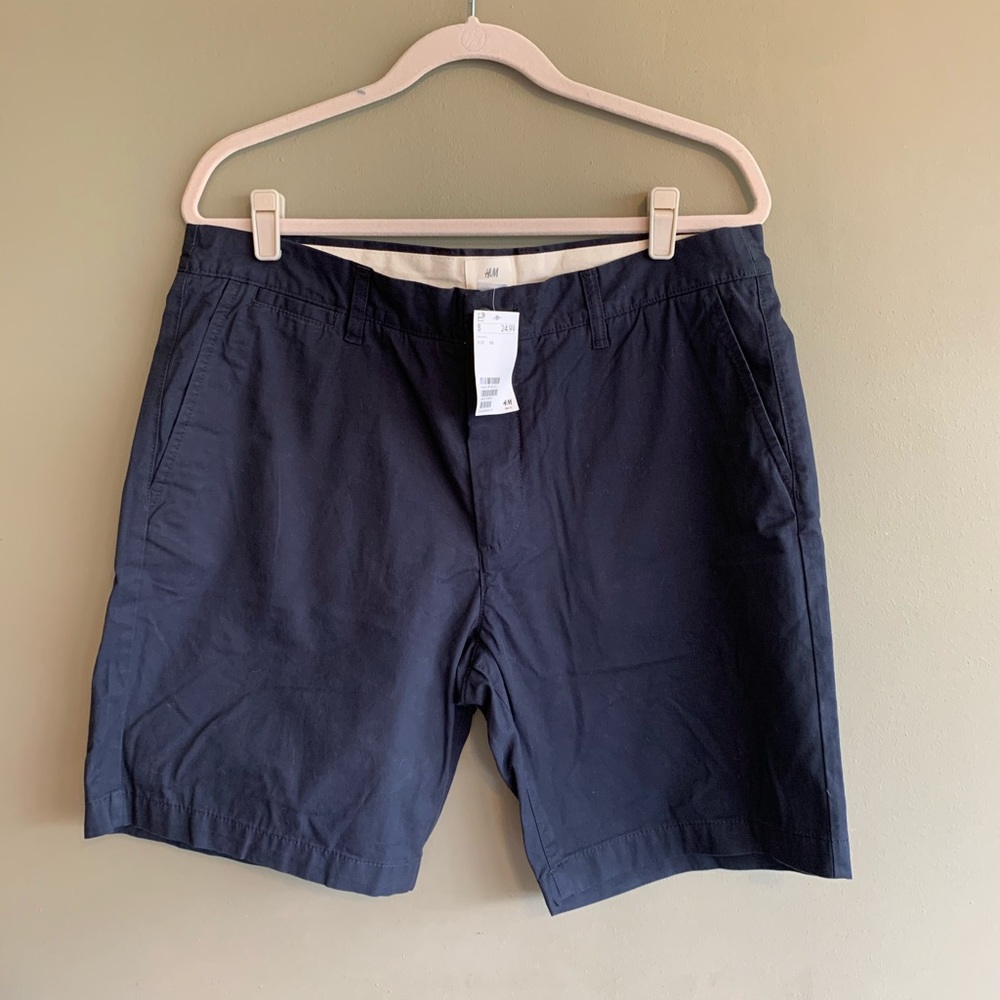 NWT Navy Blue Chino Shorts